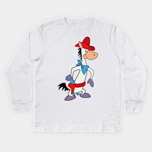 Quick Draw McGraw Kids Long Sleeve T-Shirt